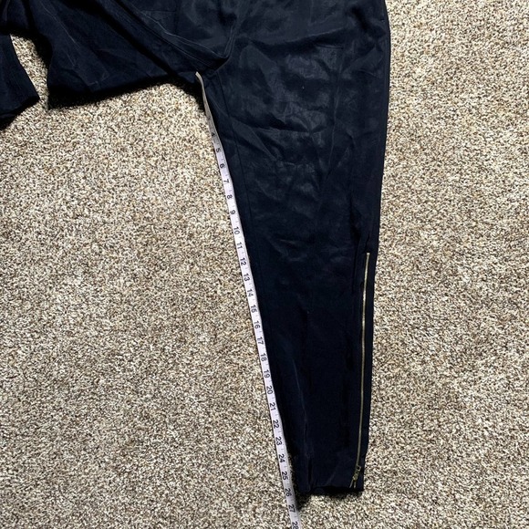 Everlane Womens Black Japanese GoWeave Jogger Pants Zip Gold Zipper Size 6 - Picture 9 of 11